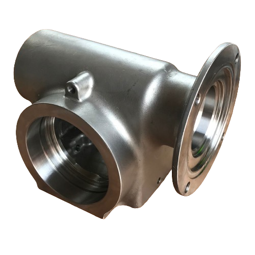 Stainless steel worm gear reducer box with flange